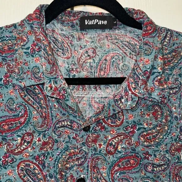 PAISLEY Button Up - Picture 4 of 6